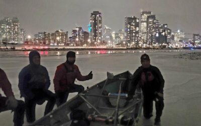 Calgary Ice Canoe